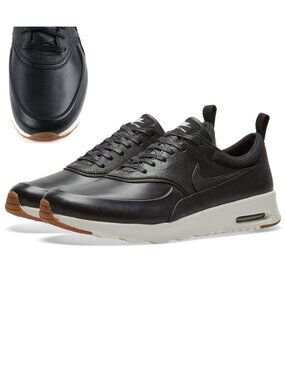 Nike Air Max Thea Premium Black White Sneakers Women's Size 8 616723-012